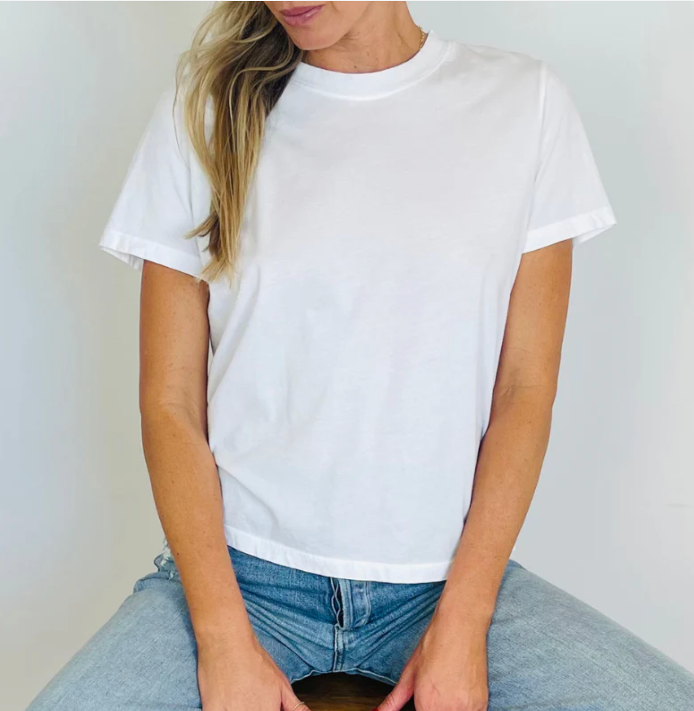 Charolette Crew Neck Tee-T-Shirts-Your Friends T-Black-XS-Mercantile Portland