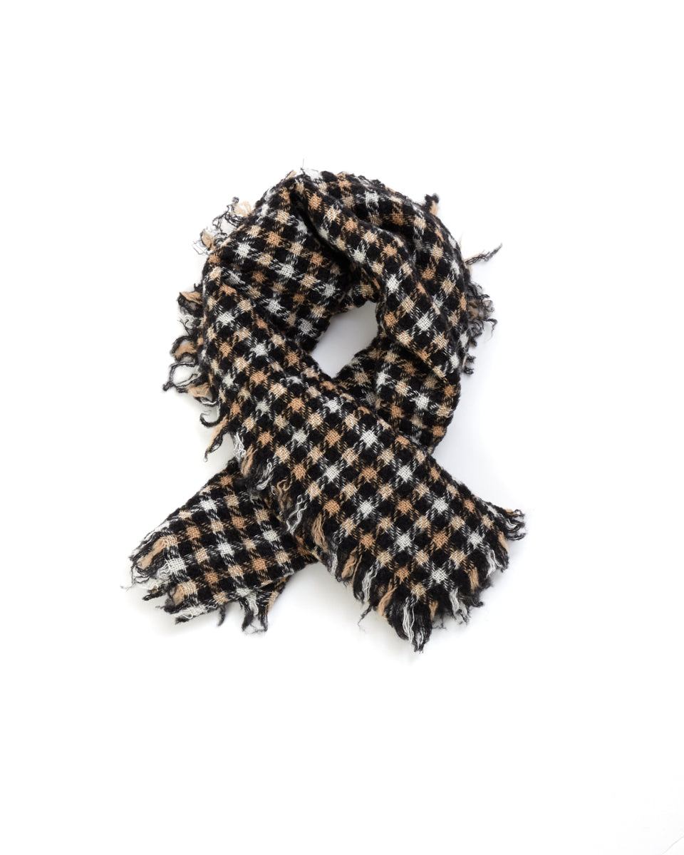 Checkered Scarf-Accessories-Faliero Sarti-OS-Mercantile Portland
