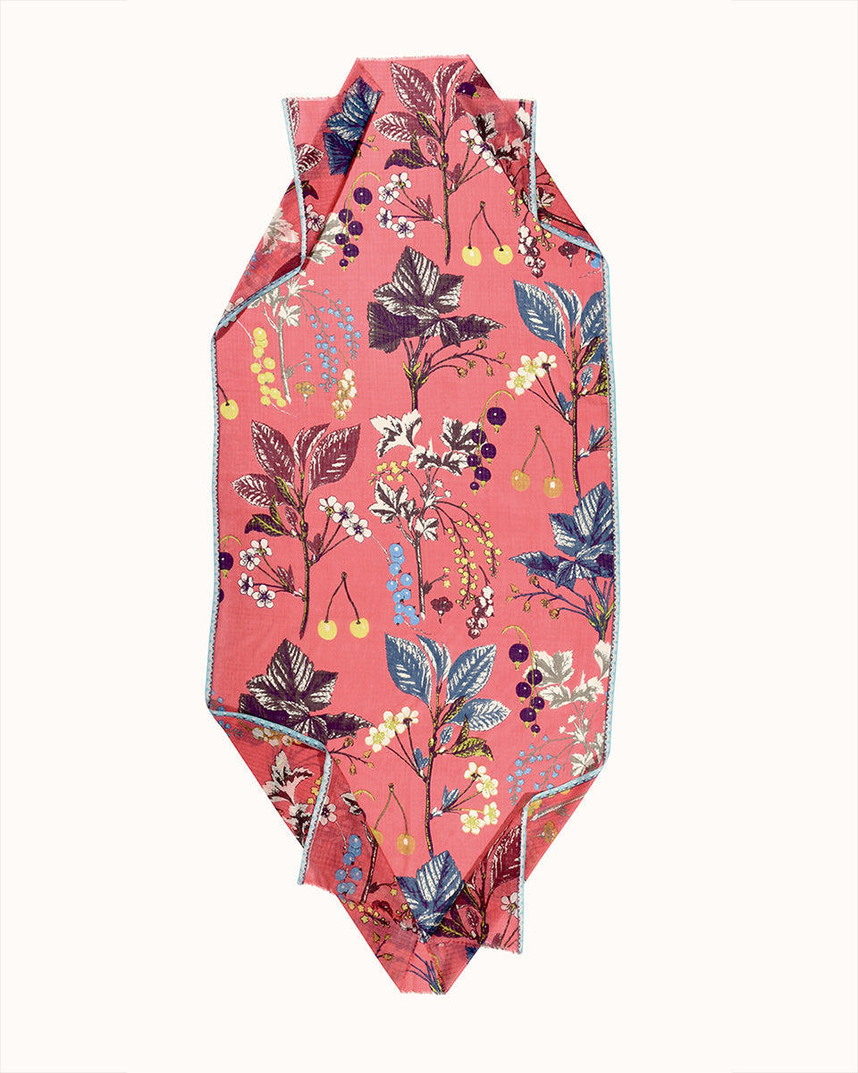 Cherries Stole in Geranium-Accessories-Épice-OS-Mercantile Portland