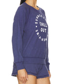 Chill Out Raglan Sweatshirt-Clothing-Sundry-Deep Sea Navy-XS-Mercantile Portland