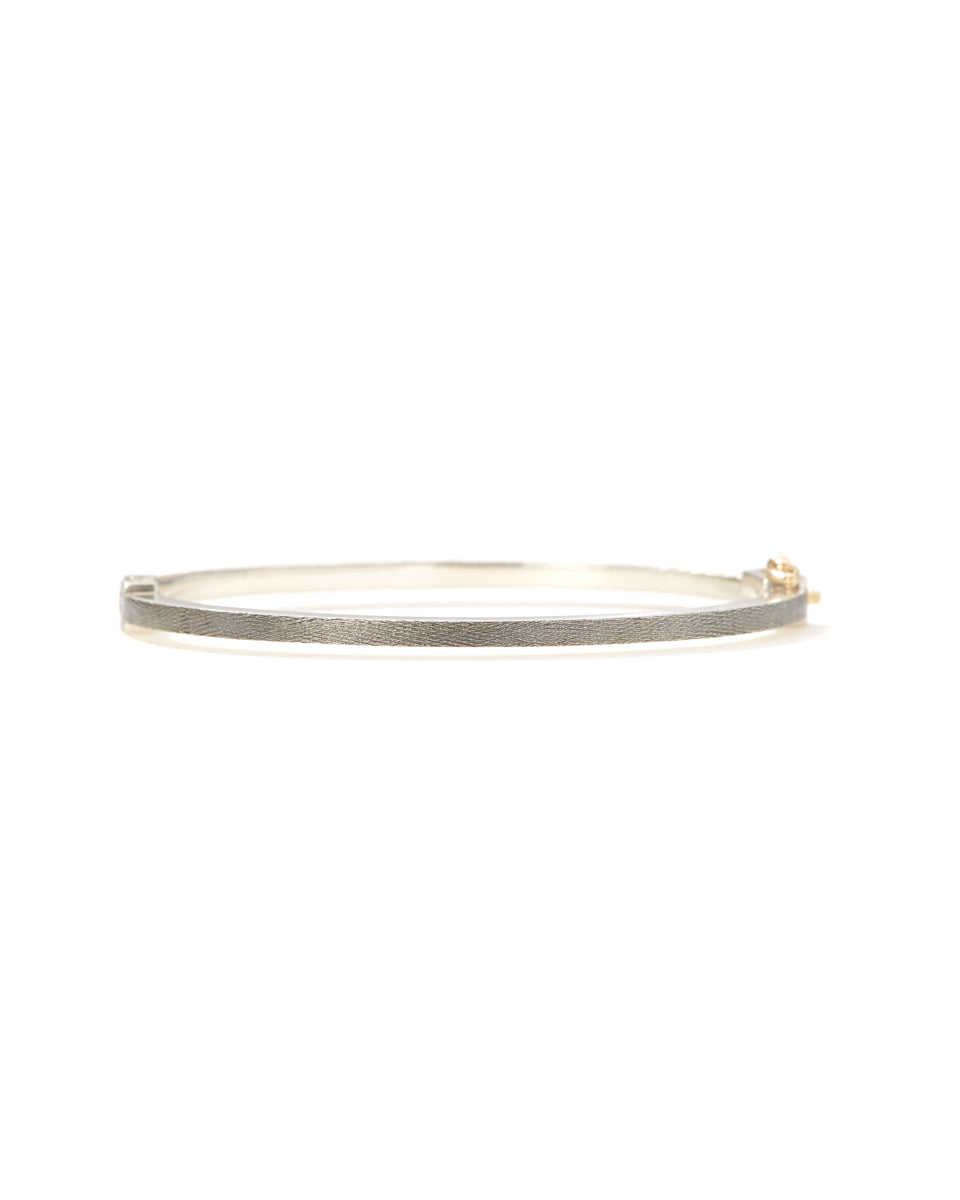 Chloe 2.5mm Rose Gold Champagne Diamond Bangle-Jewelry-Rene Escobar-Mercantile Portland