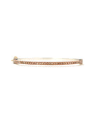 Chloe 2.5mm Rose Gold Champagne Diamond Bangle-Jewelry-Rene Escobar-Mercantile Portland