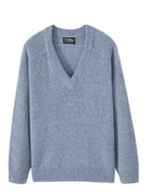 Chris Oversized Cashmere V-Neck Sweater-Sweaters-27 Miles-Denim-XS-Mercantile Portland
