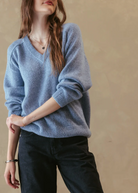 Chris Oversized Cashmere V-Neck Sweater-Sweaters-27 Miles-Denim-XS-Mercantile Portland