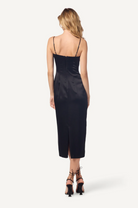 Christy Square Neck Column Cami Dress-Clothing-Sablyn-Black-XS-Mercantile Portland