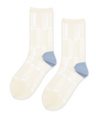 Chucks Sheer Crew Sock in White-Accessories-Hansel from Basel-White-OS-Mercantile Portland