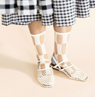 Chucks Sheer Crew Sock in White-Accessories-Hansel from Basel-White-OS-Mercantile Portland