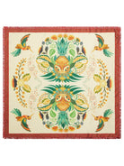 Cialda Reversible Scarf-Accessories-Franco Ferrari-Raspberry / Rust-OS-Mercantile Portland