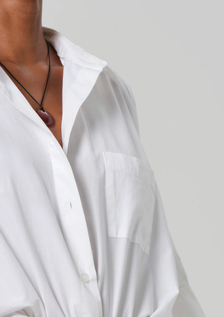 Clair Origami Shirt-Clothing-Citizens of Humanity-Optic White-XS-Mercantile Portland