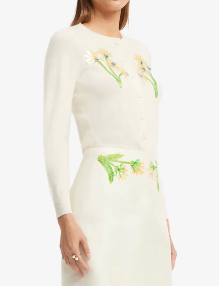 Claire Embellished Cardigan-Sweaters-LEO LIN-Wildflower-4-Mercantile Portland