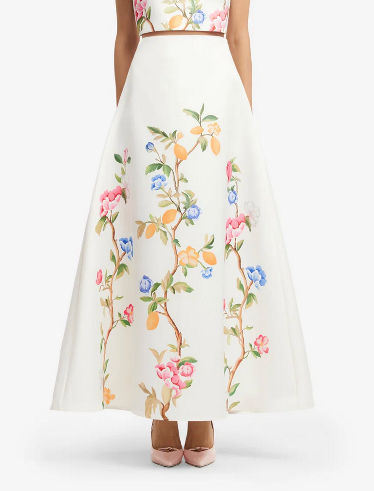 Clara Maxi Skirt-Skirts and Shorts-LEO LIN-Snow-4-Mercantile Portland