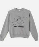 Classic "Snoopy Moon" Crewneck Sweatshirt-Clothing-Re/Done-Heather Grey-S-Mercantile Portland