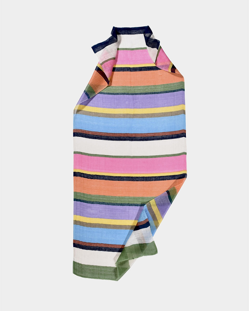 Classic Stripes Bandana in Macaron-Scarves-Épice-OS-Mercantile Portland