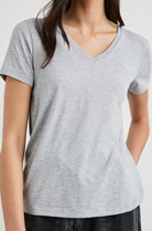 Classic V Neck T-Shirt-Clothing-Rails-Heather Grey-XS-Mercantile Portland