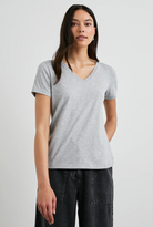 Classic V Neck T-Shirt-Clothing-Rails-Heather Grey-XS-Mercantile Portland