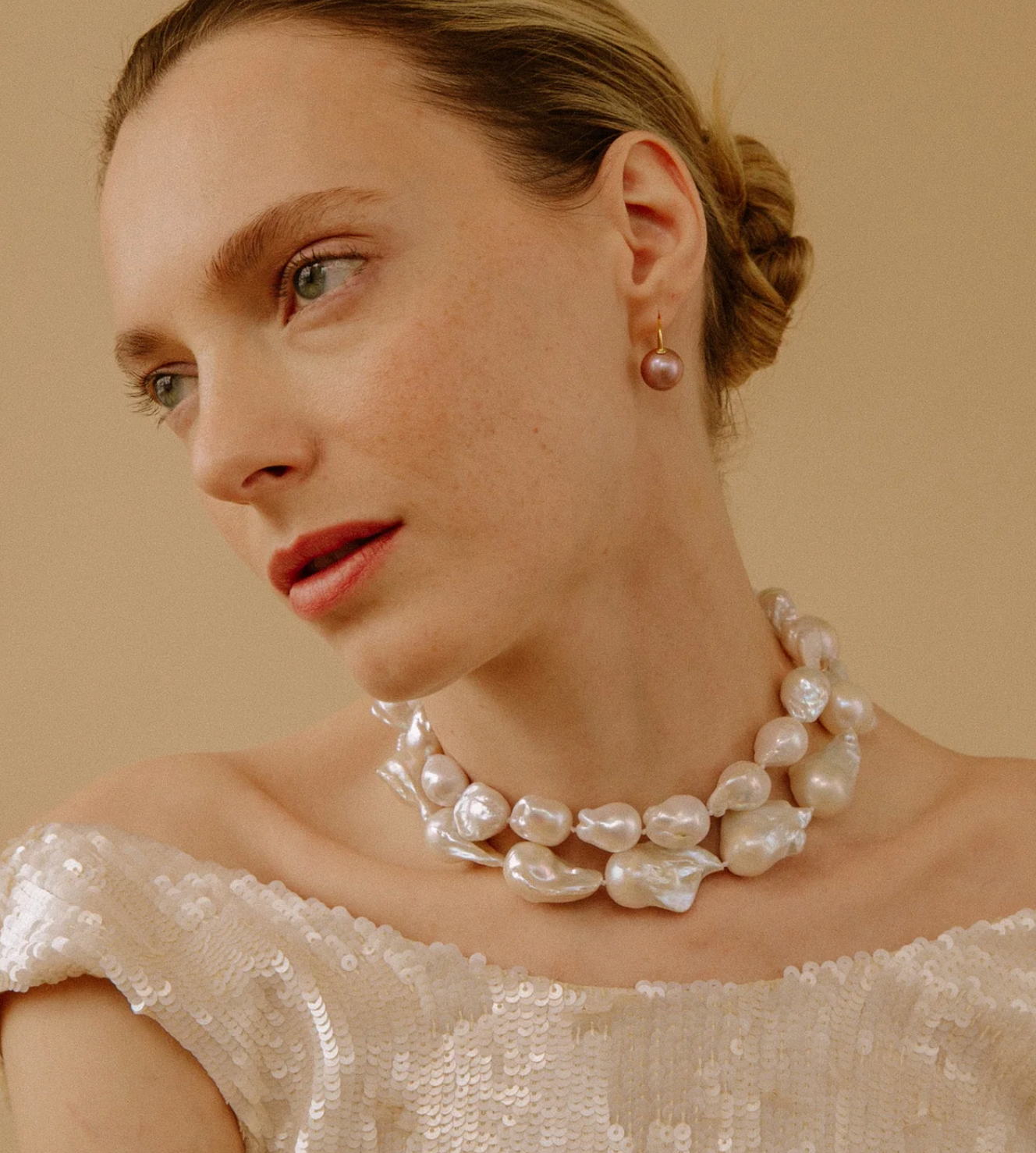 Claude Necklace-Jewelry-Lizzie Fortunato-PEARL-OS-Mercantile Portland