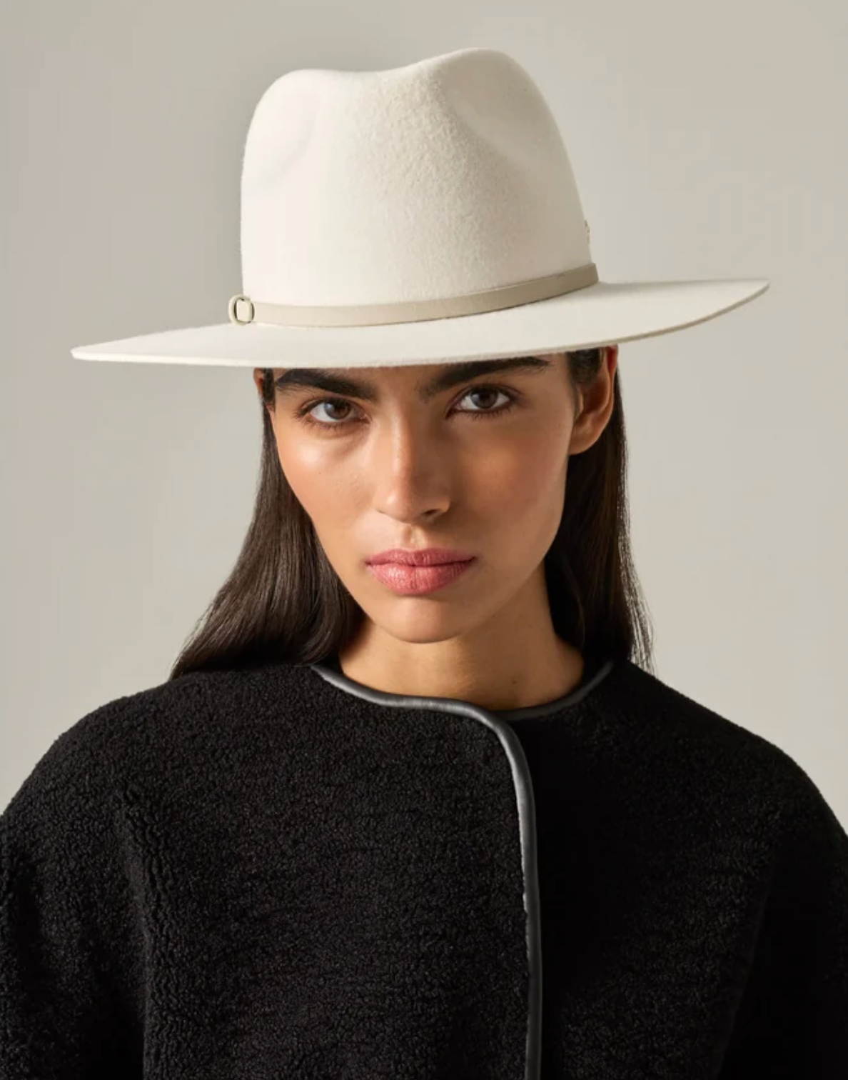 Claude Wool Fedora in Winter White-Hats-Helen Kaminski-Winter White-XS-Mercantile Portland