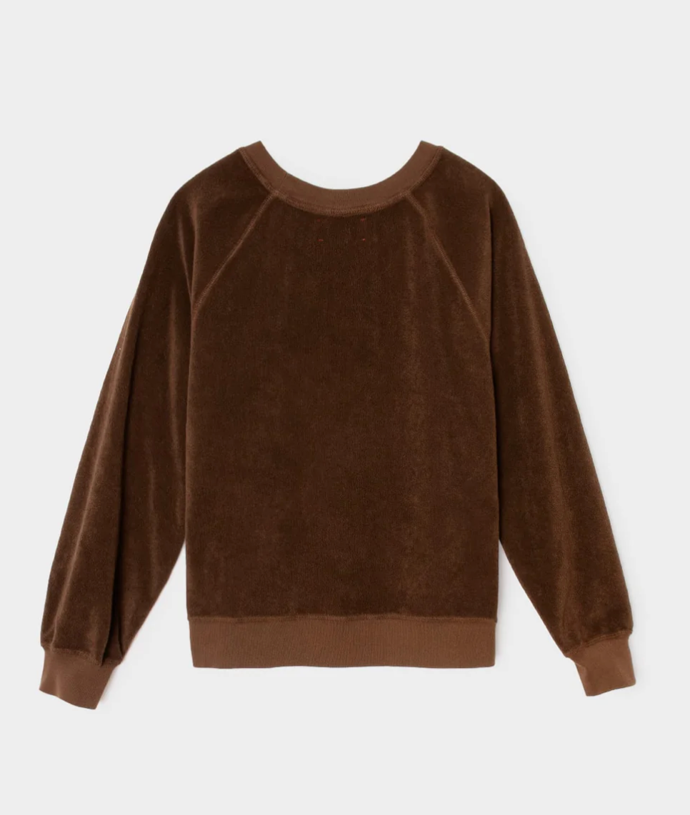Cocoa Bean Pierre Terry Sweatshirt-Clothing-Xirena-Cocoa Bean-XS-Mercantile Portland