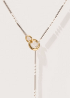 Codex Lariat Necklace-Jewelry-Otiumberg-Yellow Gold & Silver-OS-Mercantile Portland