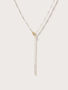 Codex Lariat Necklace-Jewelry-Otiumberg-Yellow Gold & Silver-OS-Mercantile Portland