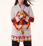 Cody Cardigan in Burnt Orange-Sweaters-KUJTEN-Burnt Orange-1-Mercantile Portland