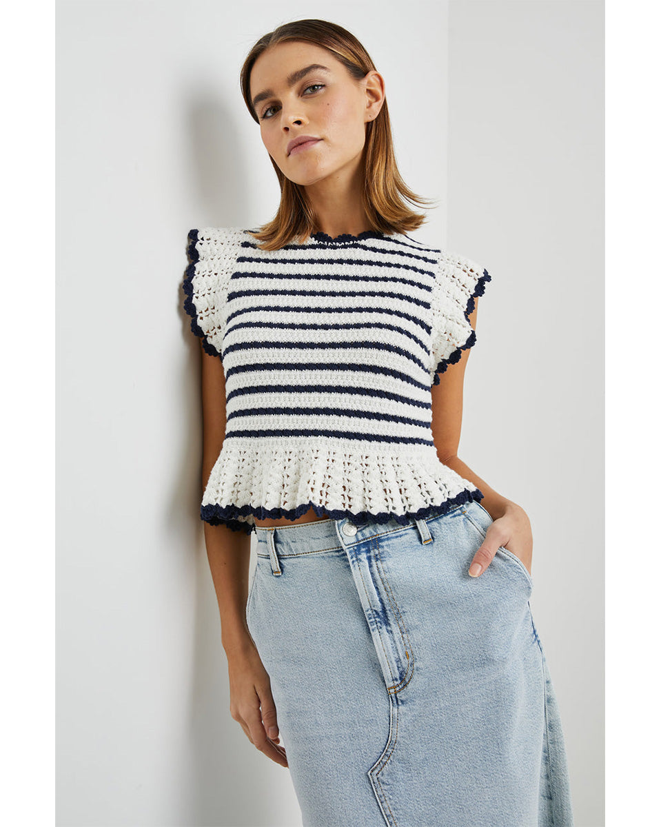 Coen Top-Clothing-Rails-Anadia Stripe-XS-Mercantile Portland