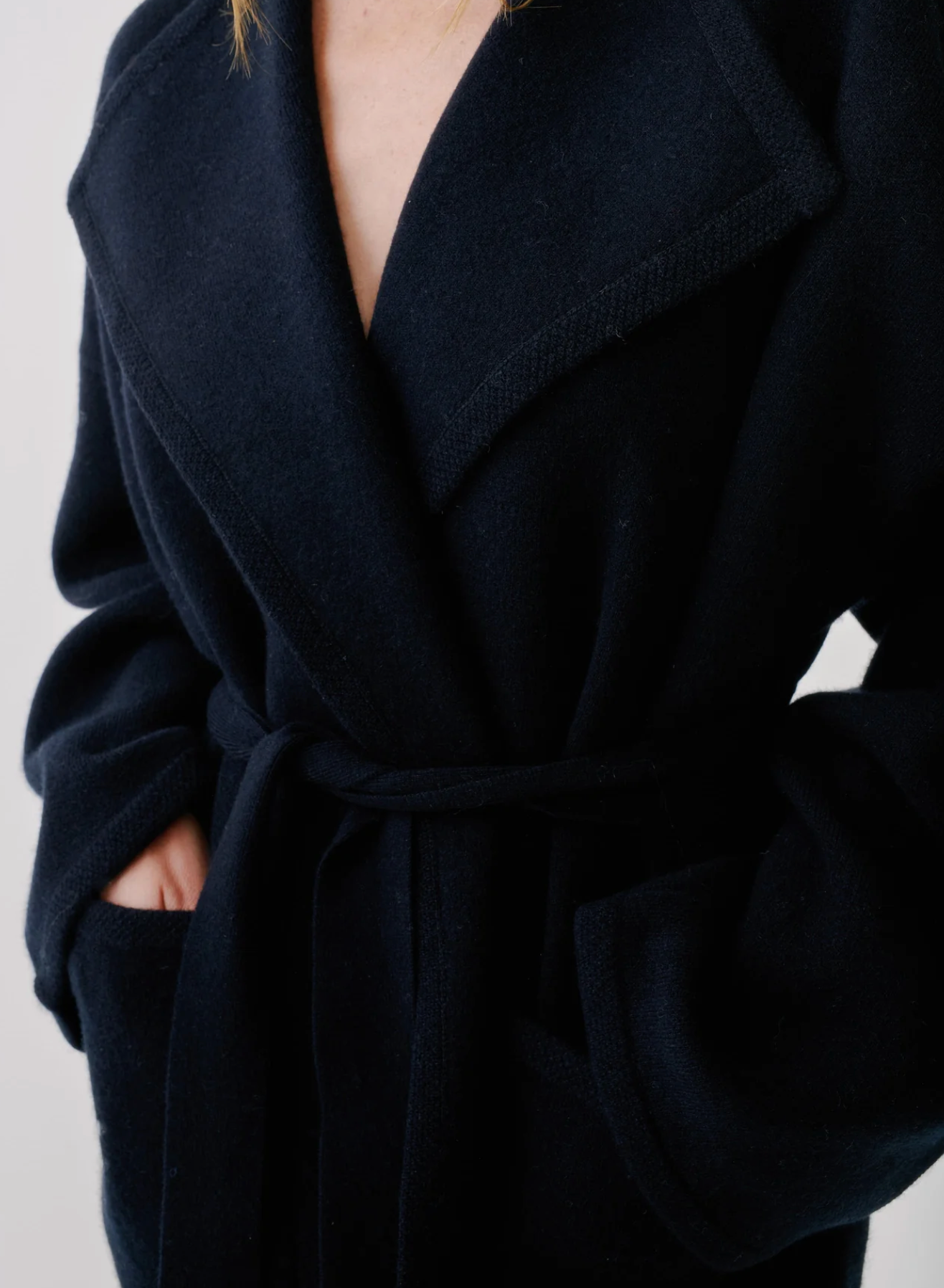 Coline - Belted Cardigan-Sweaters-Sablyn-Black-XS-Mercantile Portland
