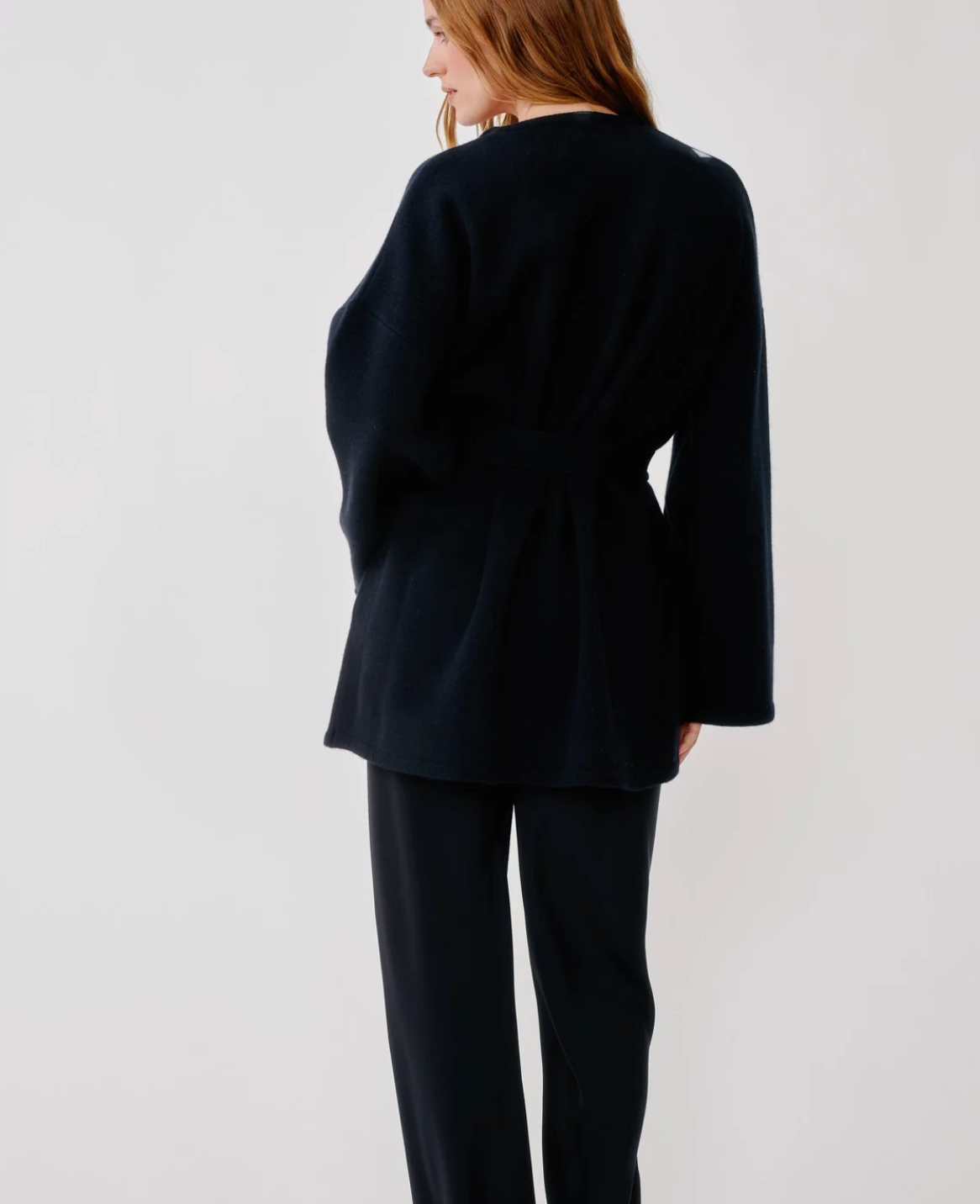 Coline - Belted Cardigan-Sweaters-Sablyn-Black-XS-Mercantile Portland