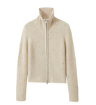 Collins Double-Zip Cashmere Cardigan-Sweaters-27 Miles-Coconut-XS-Mercantile Portland