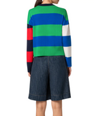 Colorblock Sweater-Clothing-Akris Punto-Multicolor-2-Mercantile Portland