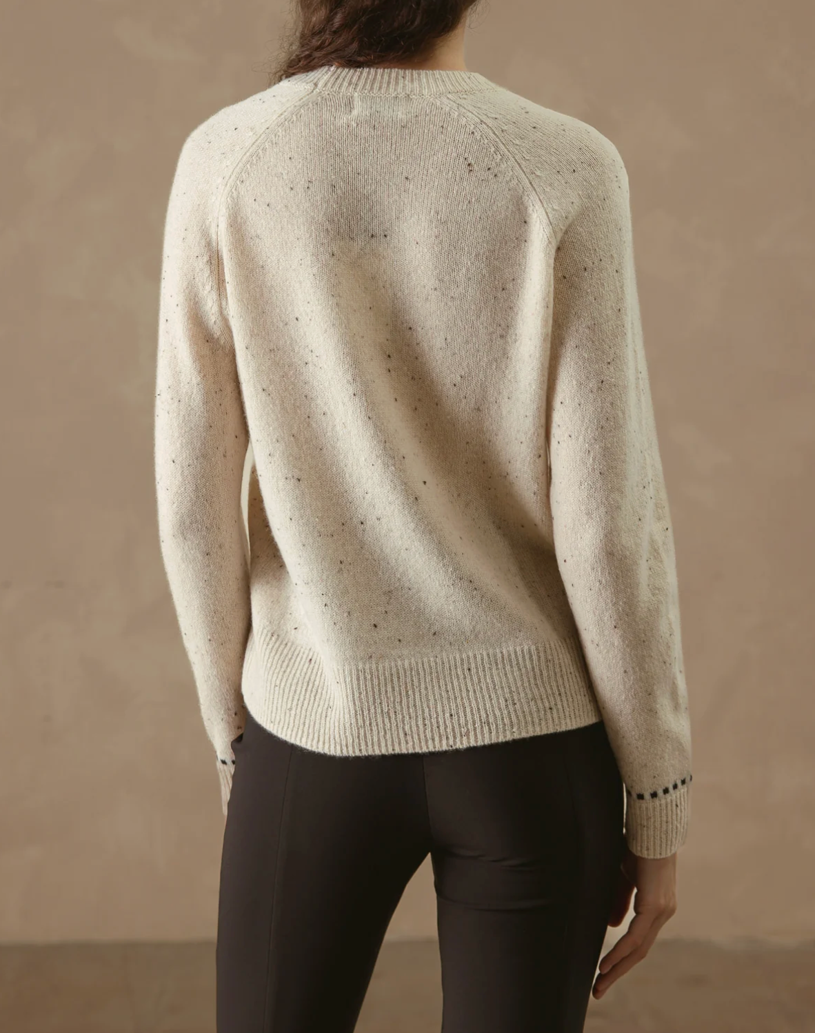 Colt Cashmere Sweater in Coconut-Clothing-27 Miles-Coconut-XS-Mercantile Portland