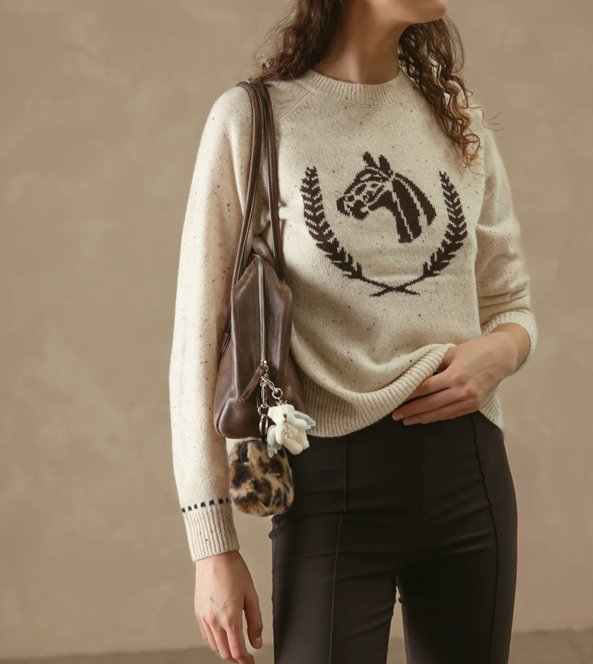 Colt Cashmere Sweater in Coconut-Clothing-27 Miles-Coconut-XS-Mercantile Portland