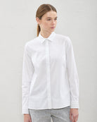 Comfortable Shirt with Punto Luce Collar and Cuffs-Shirts-Peserico-White-36-Mercantile Portland