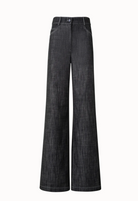 Cooper Pant in Black Denim-Denim-Akris Punto-Black Denim-0-Mercantile Portland