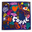 Coral Navy Bandana-Accessories-Lar-Navy-OS-Mercantile Portland