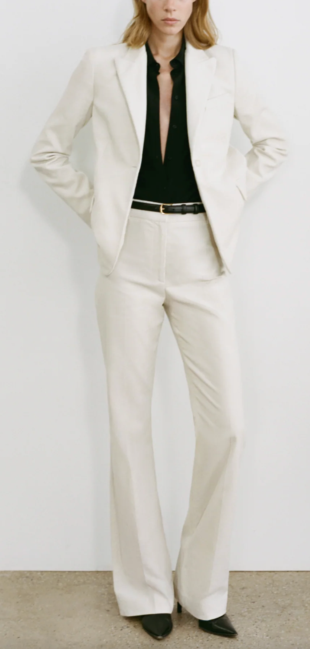 Corette Corduroy Pant-Pants-Nili Lotan-00-Ivory-Mercantile Portland