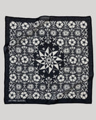 Cotton Aster Bandana – Black-Accessories-Last Chance Textiles-OS-Mercantile Portland