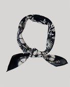 Cotton Aster Bandana – Black-Accessories-Last Chance Textiles-OS-Mercantile Portland
