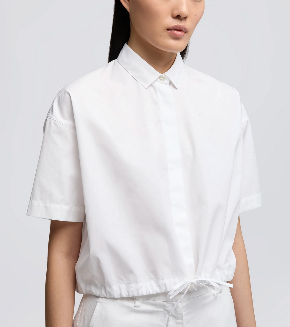 Cotton Poplin Shirt-Shirts-Aspesi-White-34-Mercantile Portland