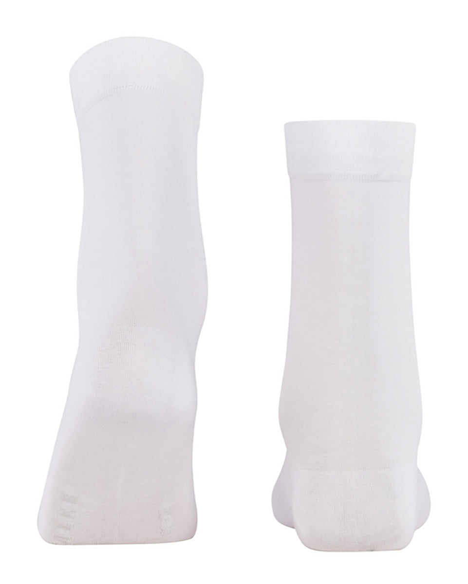 Cotton Touch Women Socks in White-Socks-Falke-5/7.5-Mercantile Portland