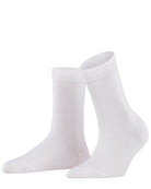 Cotton Touch Women Socks in White-Socks-Falke-5/7.5-Mercantile Portland