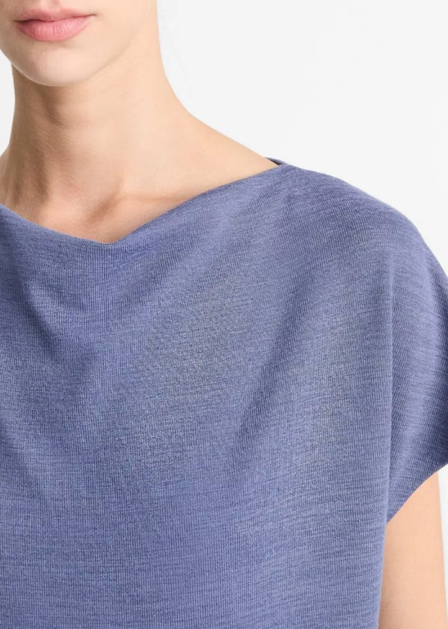 Cowl Neck Top-Clothing-Vince-Bone-XS-Mercantile Portland