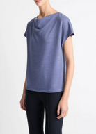 Cowl Neck Top-Clothing-Vince-Dark Peri-XS-Mercantile Portland
