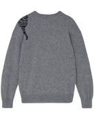 Creeping Tiger Cashmere Sweater-Sweaters-Jumper 1234-Black/Cream • Jumper 1234-1-Mercantile Portland
