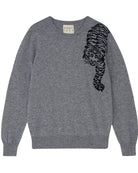 Creeping Tiger Cashmere Sweater-Sweaters-Jumper 1234-Grey-1-Mercantile Portland
