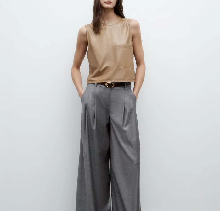 Cropped Muscle Tank-Clothing-TWP-Kelp-XXS-Mercantile Portland