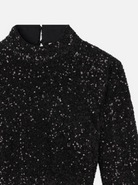 Cropped Sequin Top-Clothing-Frame-Black Sequin-XXS-Mercantile Portland