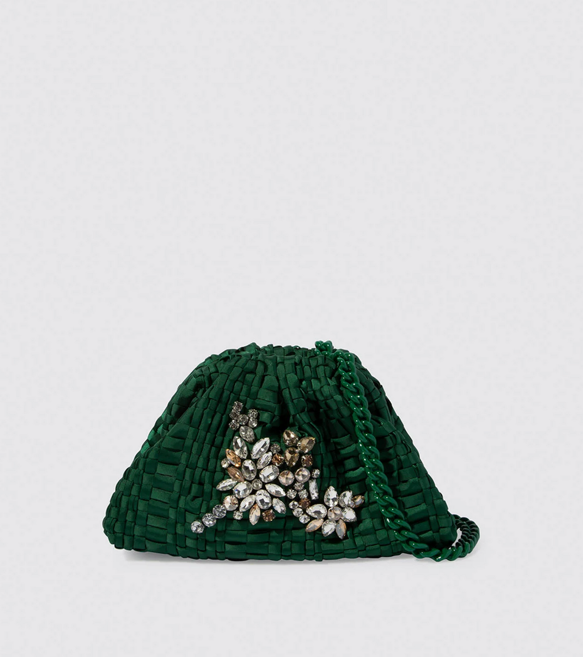 Crystal Mini Game Clutch-Accessories-Maria La Rosa-Forest Green-OS-Mercantile Portland