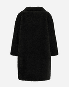 Curly Faux Fur Coat in Black-Outerwear-Herno-Black-36-Mercantile Portland