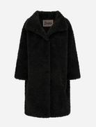 Curly Faux Fur Coat in Black-Outerwear-Herno-Black-36-Mercantile Portland
